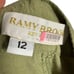 Ramy Brook Emil Green Wide Leg High Rise Cargo Pants Size 12