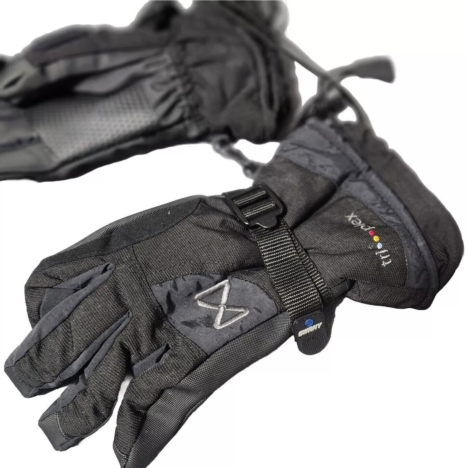 Swany Triplex X-Change Ski/Snowboard Winter Gloves Black Woman's Medium AX-1
