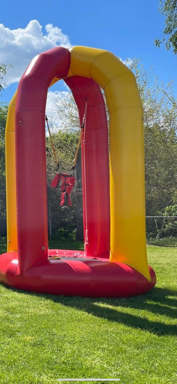 Inflatable out door bungee trampoline