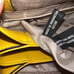 DKNY Mini Satchel Purse with crossbody In Aun Yellow Saffiano Leather