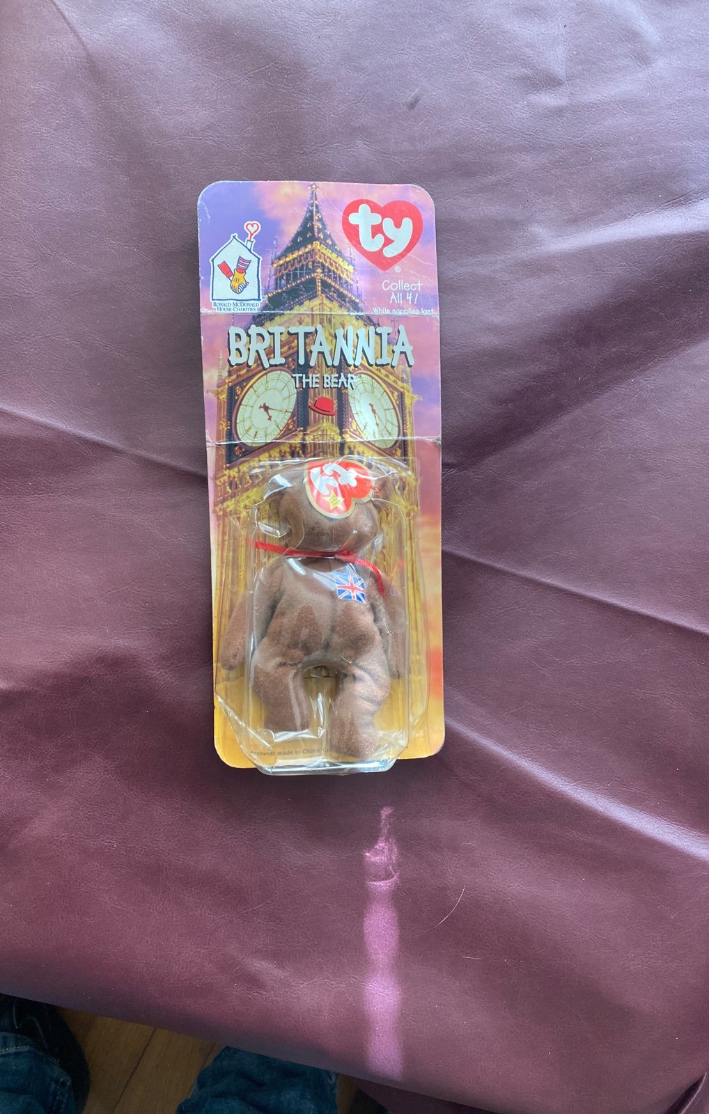 Britannia beenie babies
