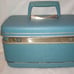 Vintage Aqua Samsonite Train Case