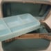 Vintage Aqua Samsonite Train Case
