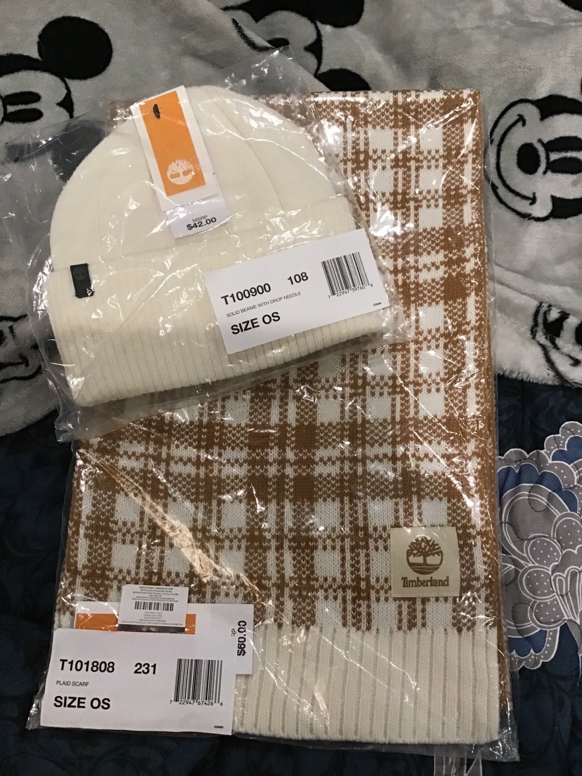 Timberland Hat and Scarf Set