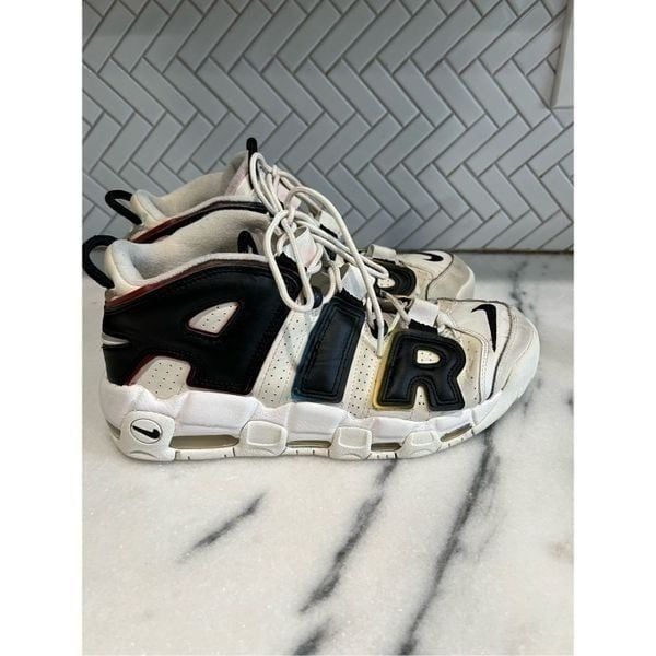 Nike Air More Uptempo '96 Primary Colors Sail Black Multicolor DM1297-100 SZ10.5