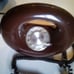 Donut Rotary Phone Chocolate Brown Sculptura Round Western Electric