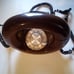 Donut Rotary Phone Chocolate Brown Sculptura Round Western Electric