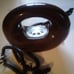 Donut Rotary Phone Chocolate Brown Sculptura Round Western Electric