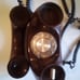 Donut Rotary Phone Chocolate Brown Sculptura Round Western Electric