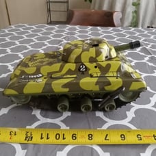 Marx toy large windup Doughboy army tank