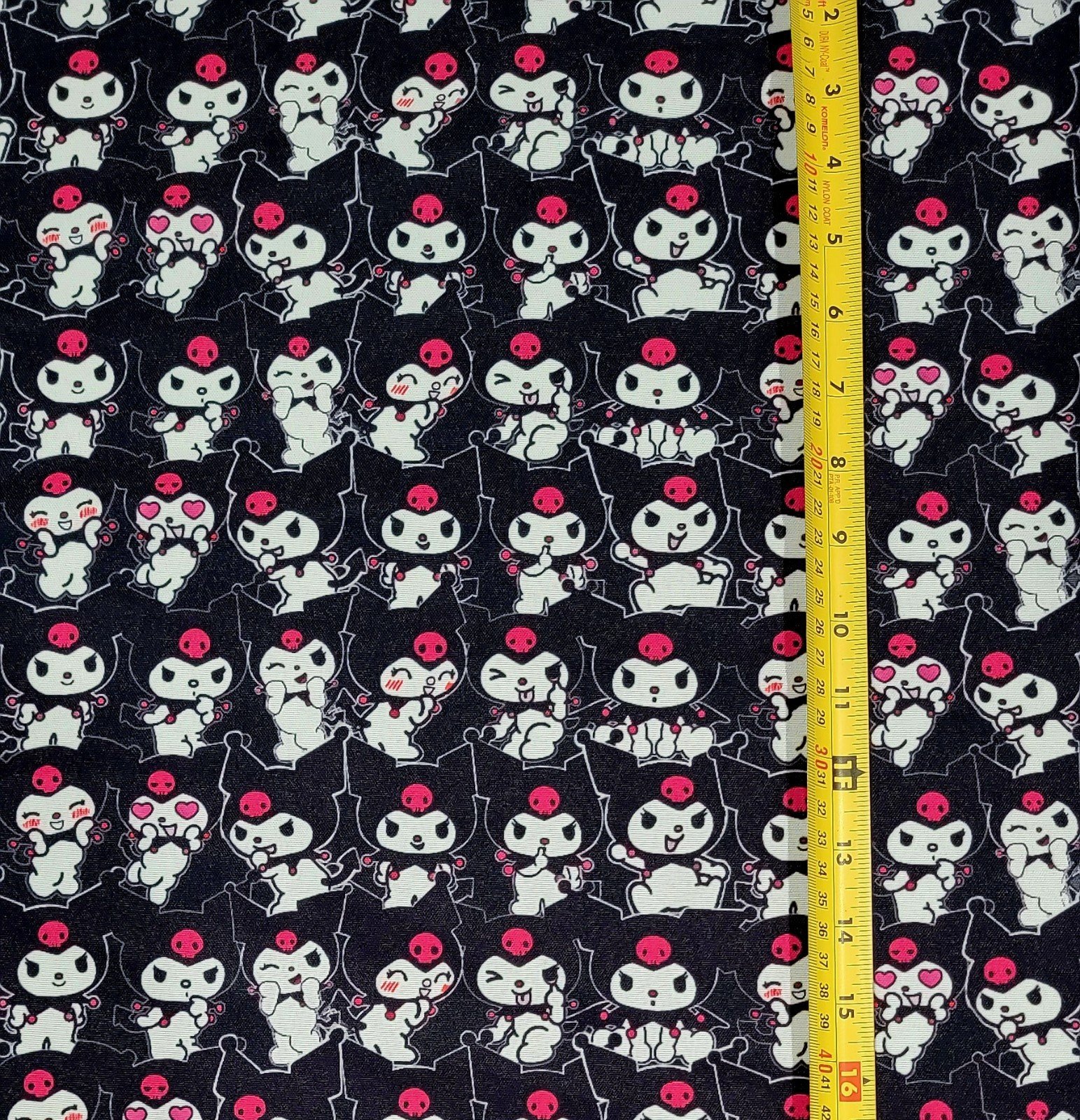 KUROMI COLLAGE FABRIC 1 YARD (36 X58 )