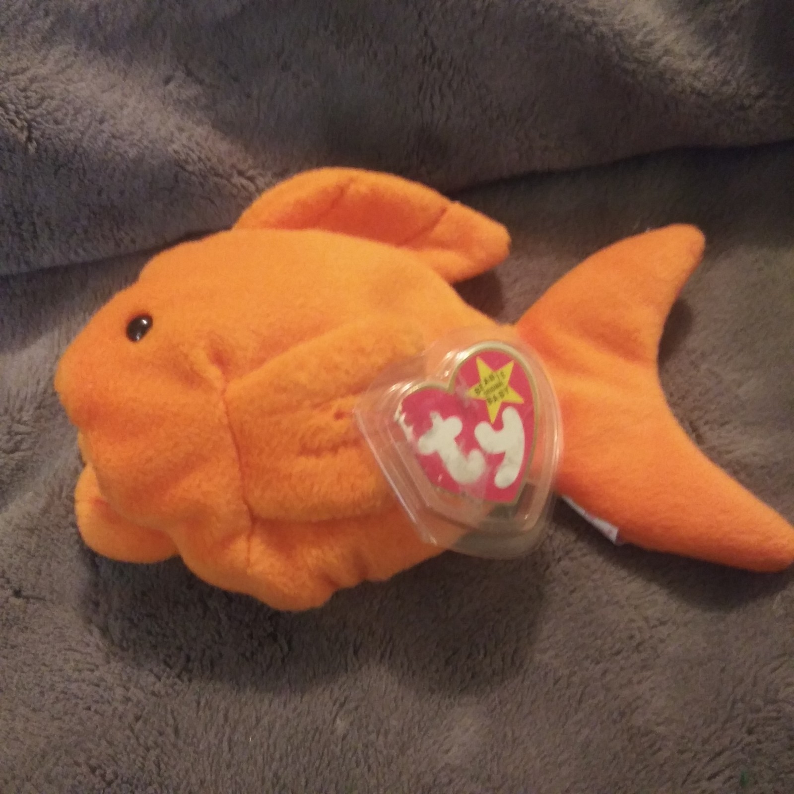 Ty Beanie Babies Goldie The Goldfish with tag errors. Rare