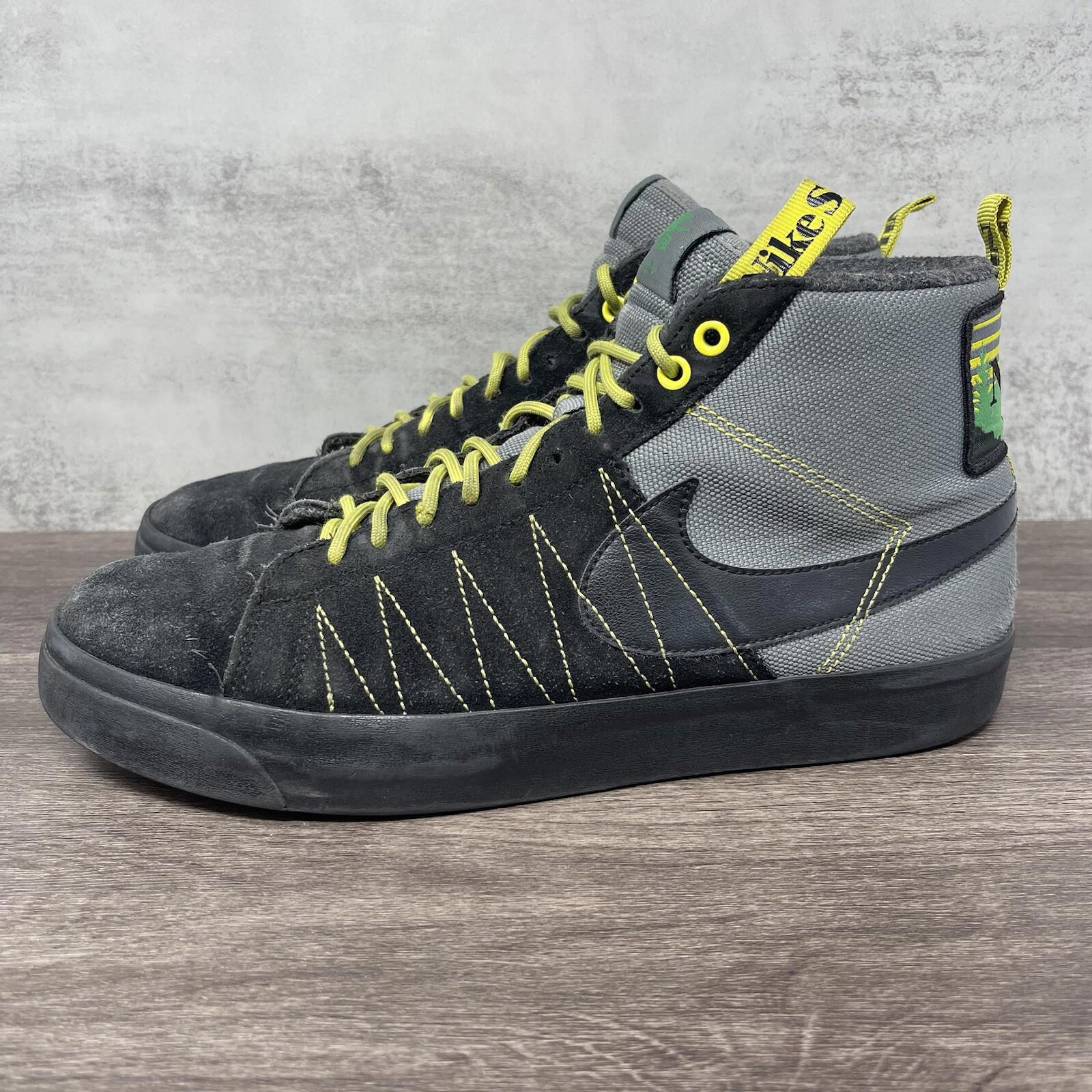 Nike SB Zoom Blazer Mid Mens 9.5 Black Grey DC8903-001