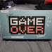8 bit gameover sign