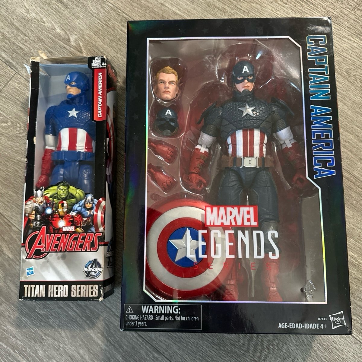 NEW Marvel Legends Captain America action figures