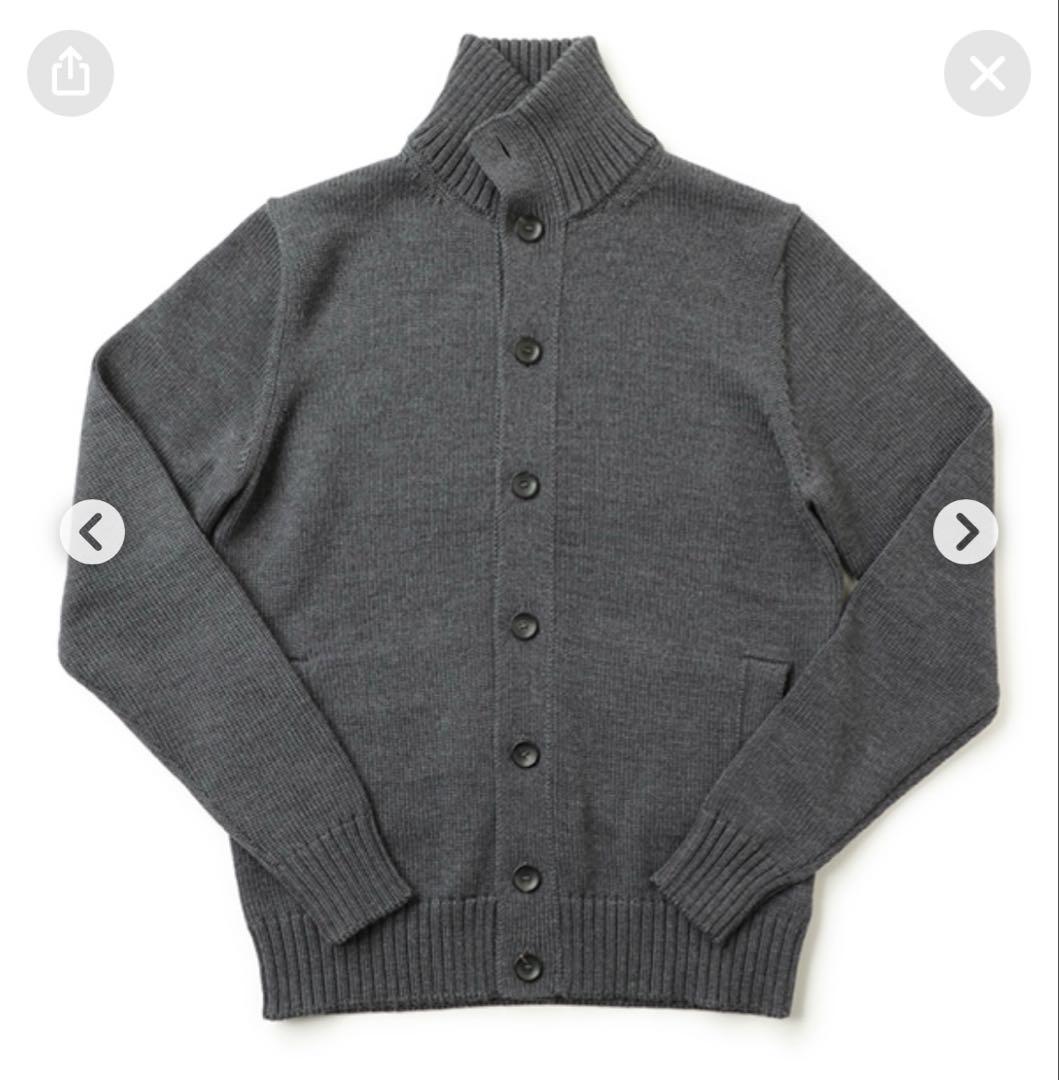 【New】48 Zanone Kyoto Gray High Collar Type with Tag