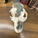 Groundhog Skull - Blue Apatite & Pyrite