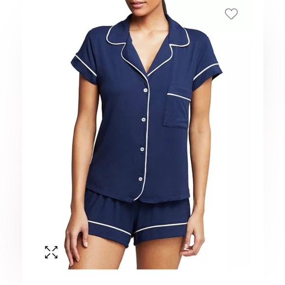 Eberjey Gisele Modal Shortie Short PJ Set M