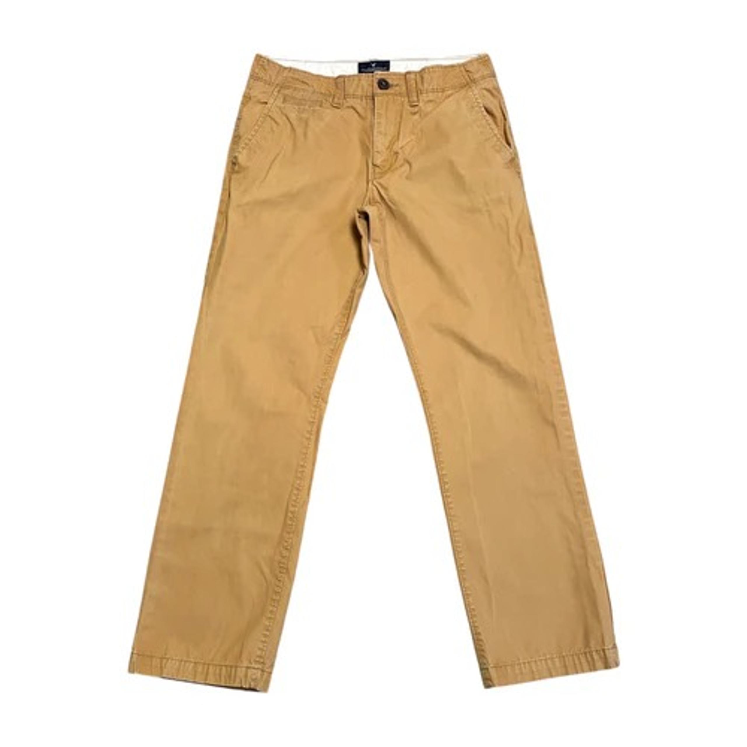 American Eagle Mens Original Straight Leg 100% Cotton 30x32 Chinos Khaki Pants