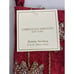 Christian Siriano Luxury Red Gold Beaded Bows 22 Christmas Stocking NEW