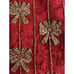 Christian Siriano Luxury Red Gold Beaded Bows 22 Christmas Stocking NEW