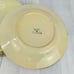 Bombay & Company Cream Stoneware Embossed Stripes Dots Rim Dinner Plates Set 4