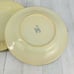 Bombay & Company Cream Stoneware Embossed Stripes Dots Rim Dinner Plates Set 4