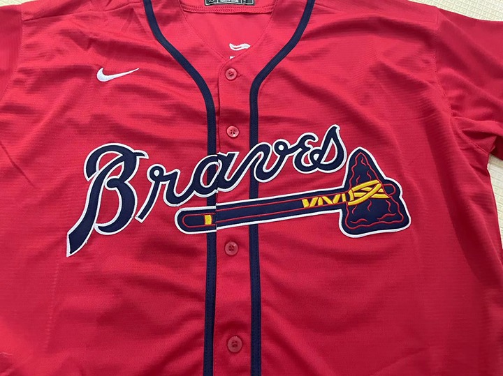 Atlanta Braves Ronald Acuña Jr. Nike Red Alternate Jersey