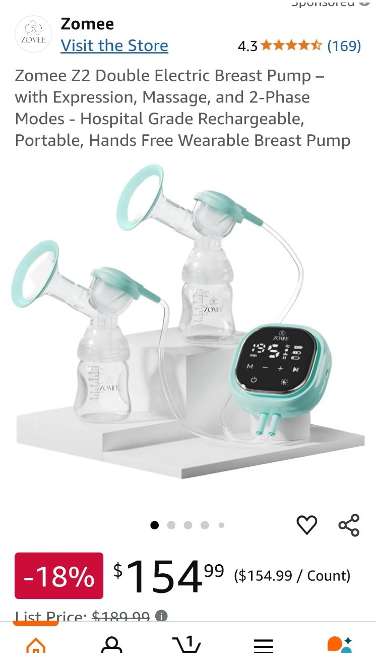 *BRAND NEW* Zomee Z2 Breast pump
