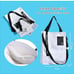 Tote Bag Canvas Shoulder Bag Large Capacity Inner Pocket Commute School