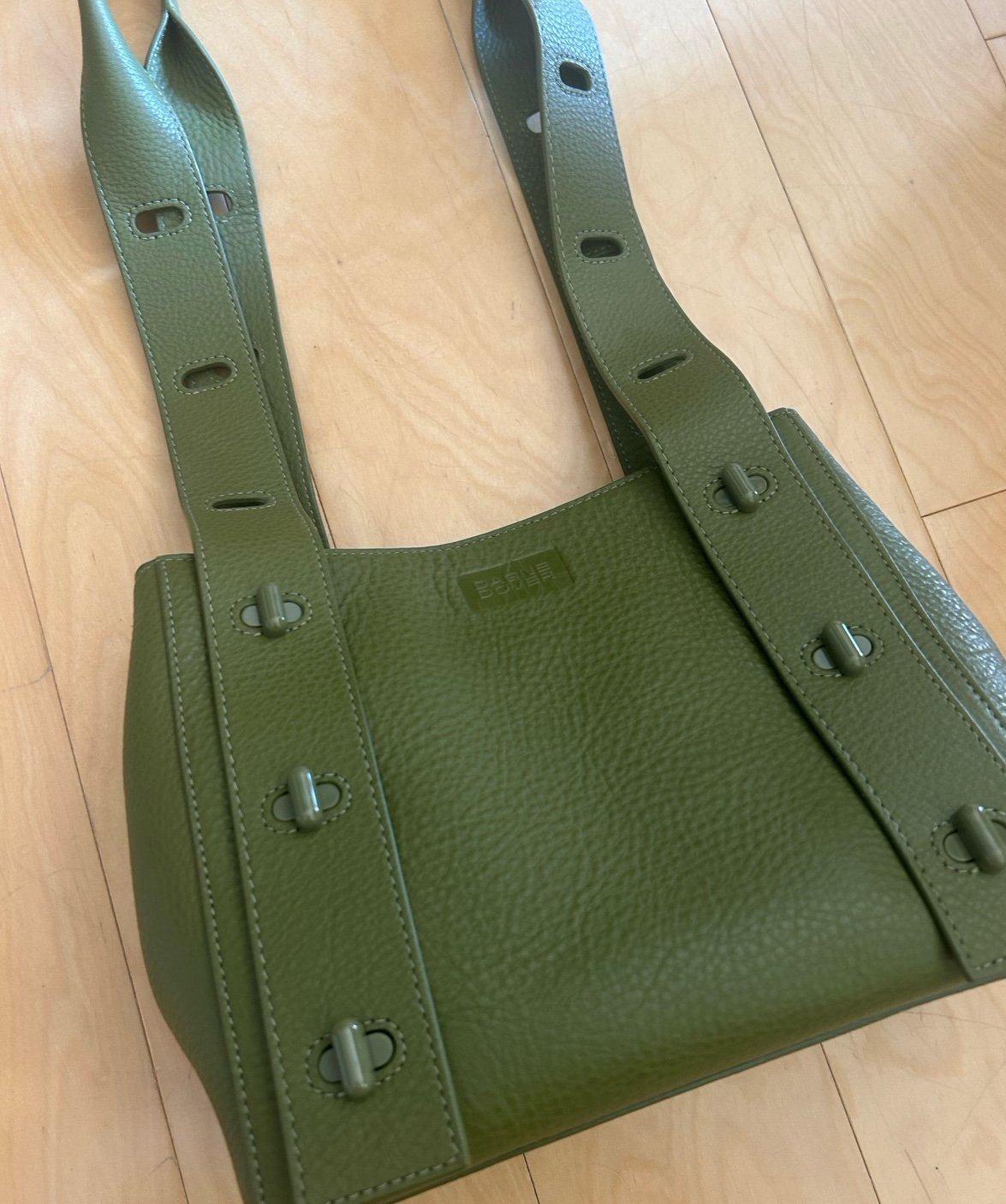 Dagne Dover Tokyo Turnlock Tote- Pickle