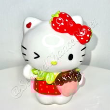 Hello Kitty Valentines Winking Strawberry Ceramic