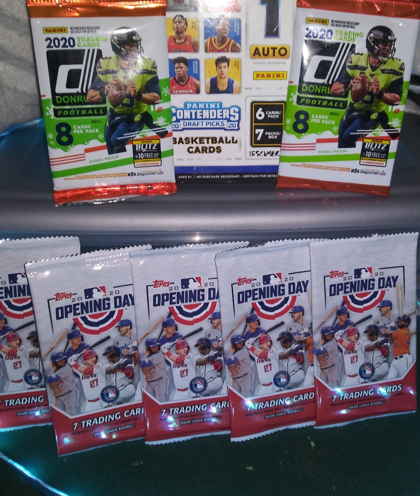 Card packs baseball/football