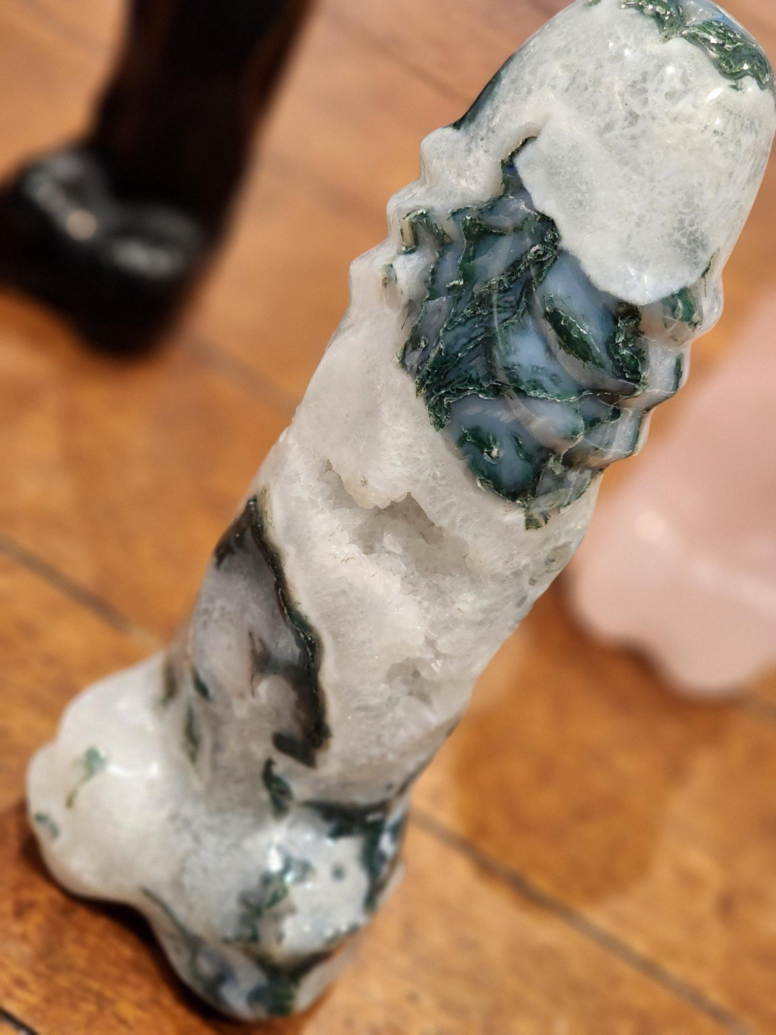 Moss Agate Masculine Healing Stone
