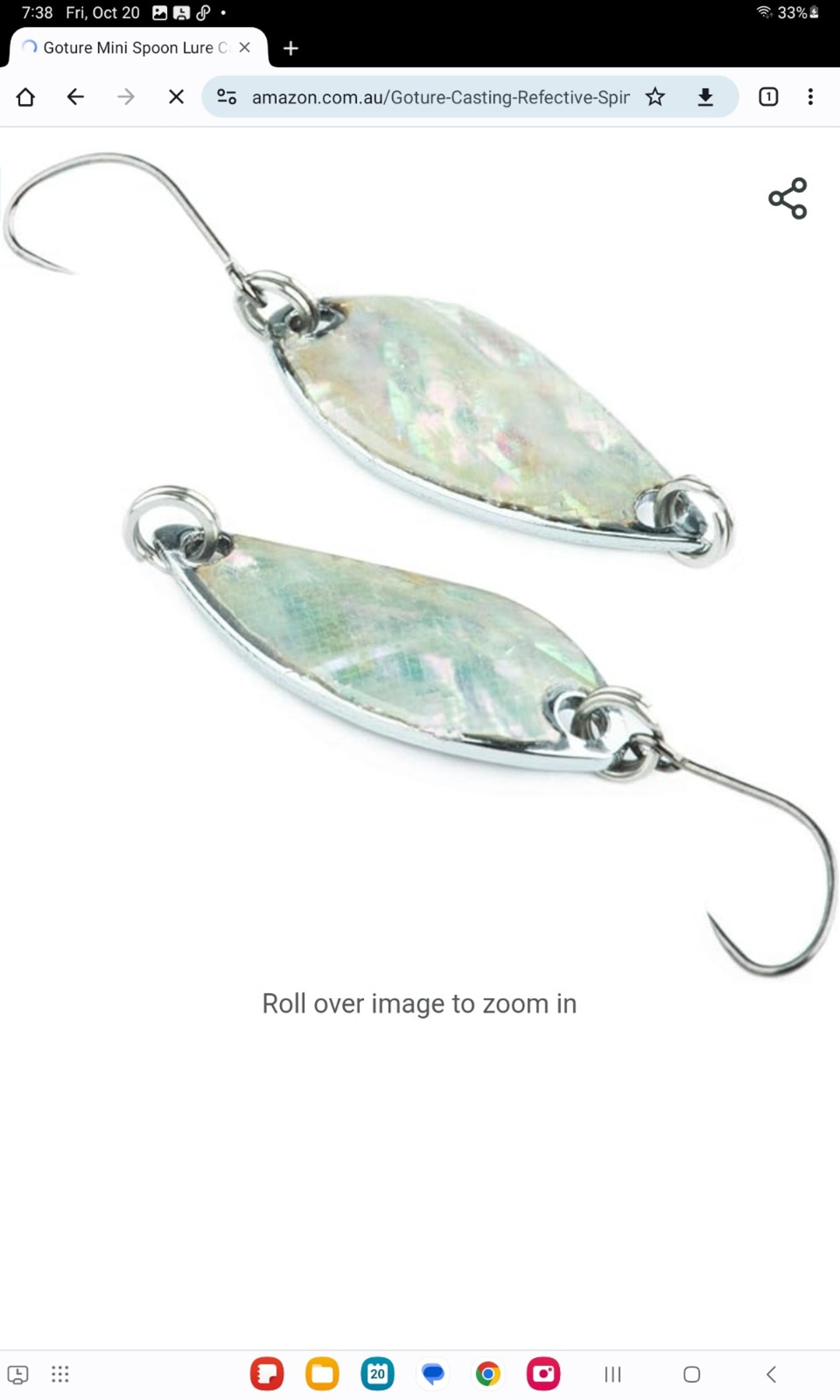 Mini spoon lure casting fishing spinner for Trout,Panfish,Bluegill,Crappie (355)