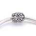Authentic PANDORA April Signature Heart Charm - Rock Crystal - 791784RC