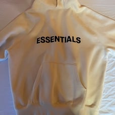 Essentials hoodie beige