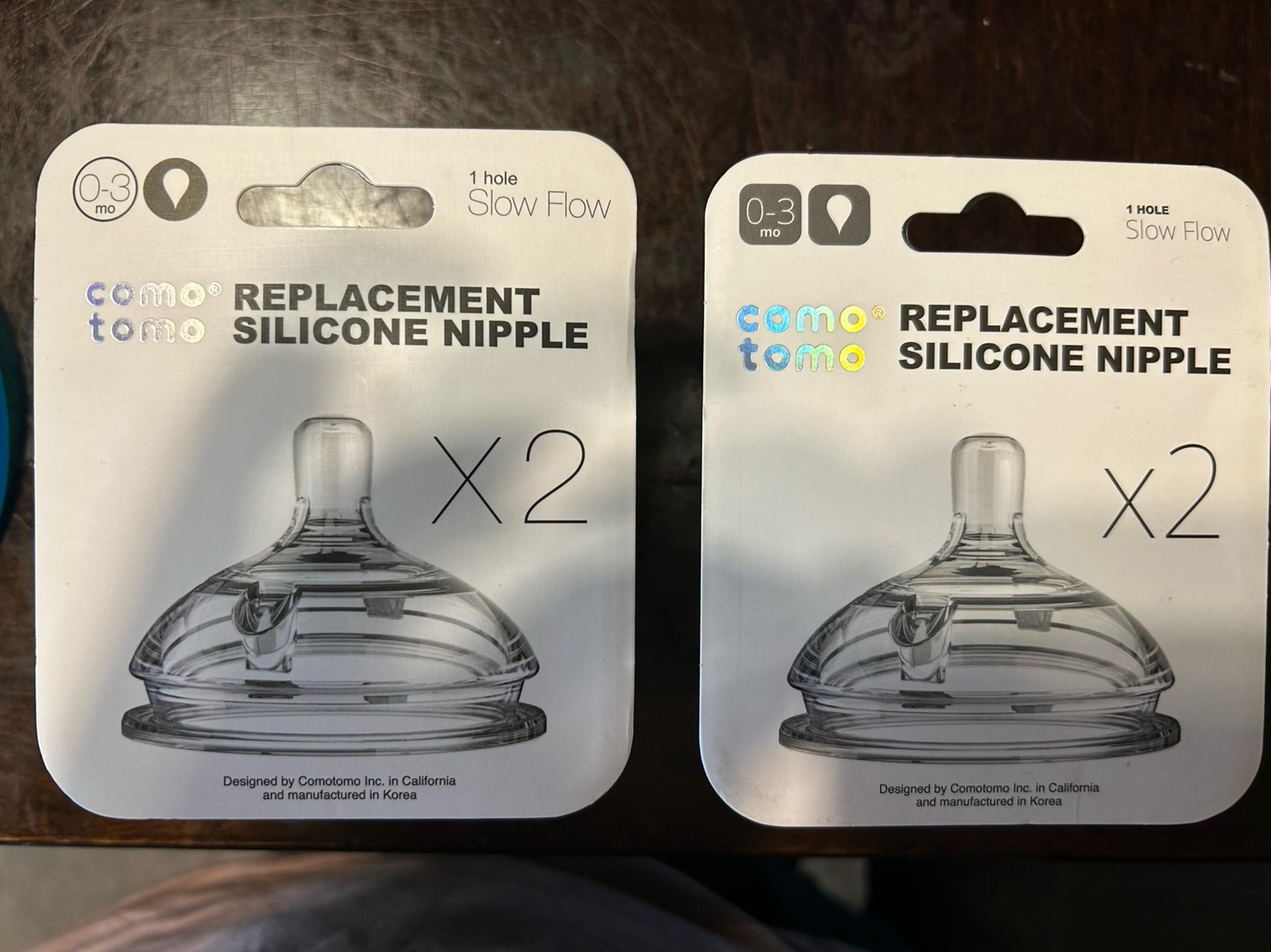 Como Tomo slow flow nipple 2/2 pack
