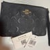 Midnight Blue Coach Wristlet NWT