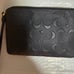 Midnight Blue Coach Wristlet NWT