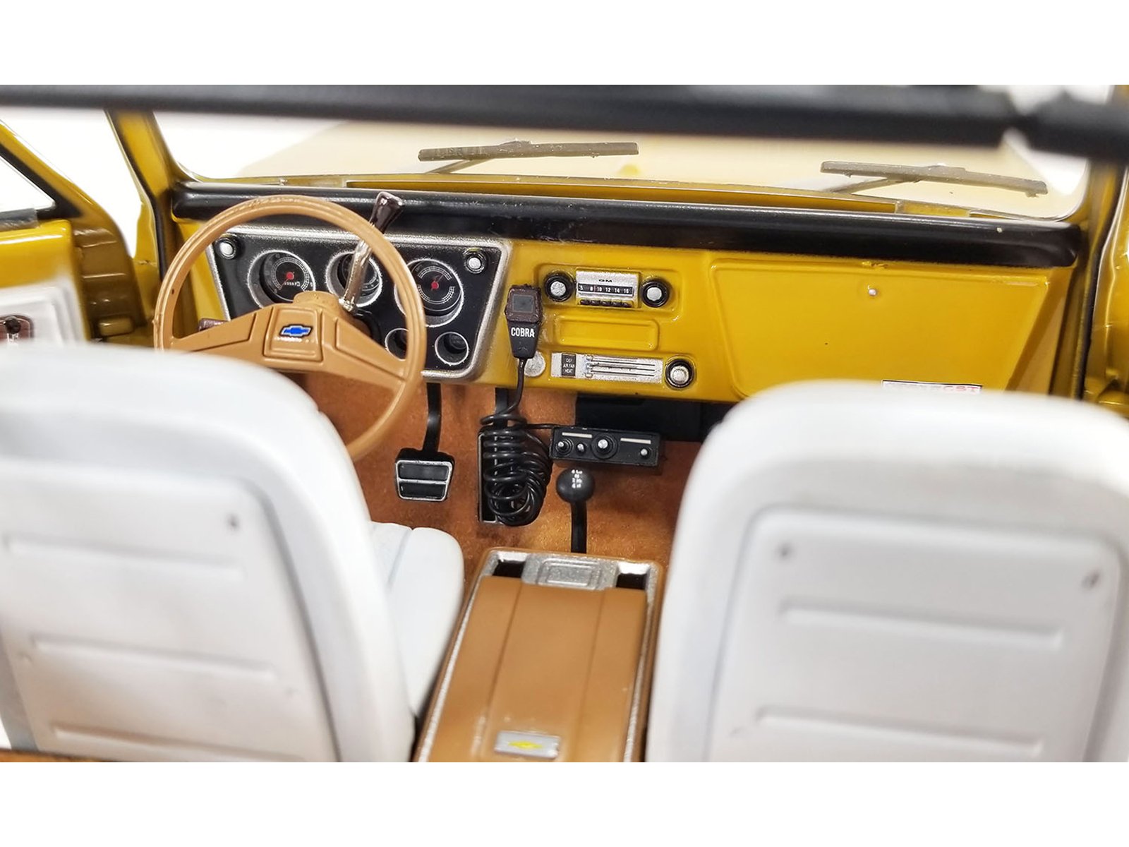 1971 Chevrolet K5 Blazer Offroad Gold and White with White Interior Limited Edit