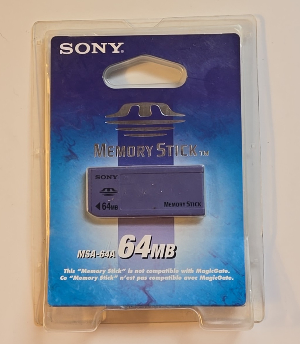 Sony MSA-64A 64 MB Memory Stick - Sealed