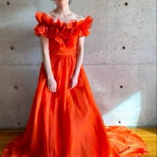 THE URBAN BLANCHE Colored Dress Orange
