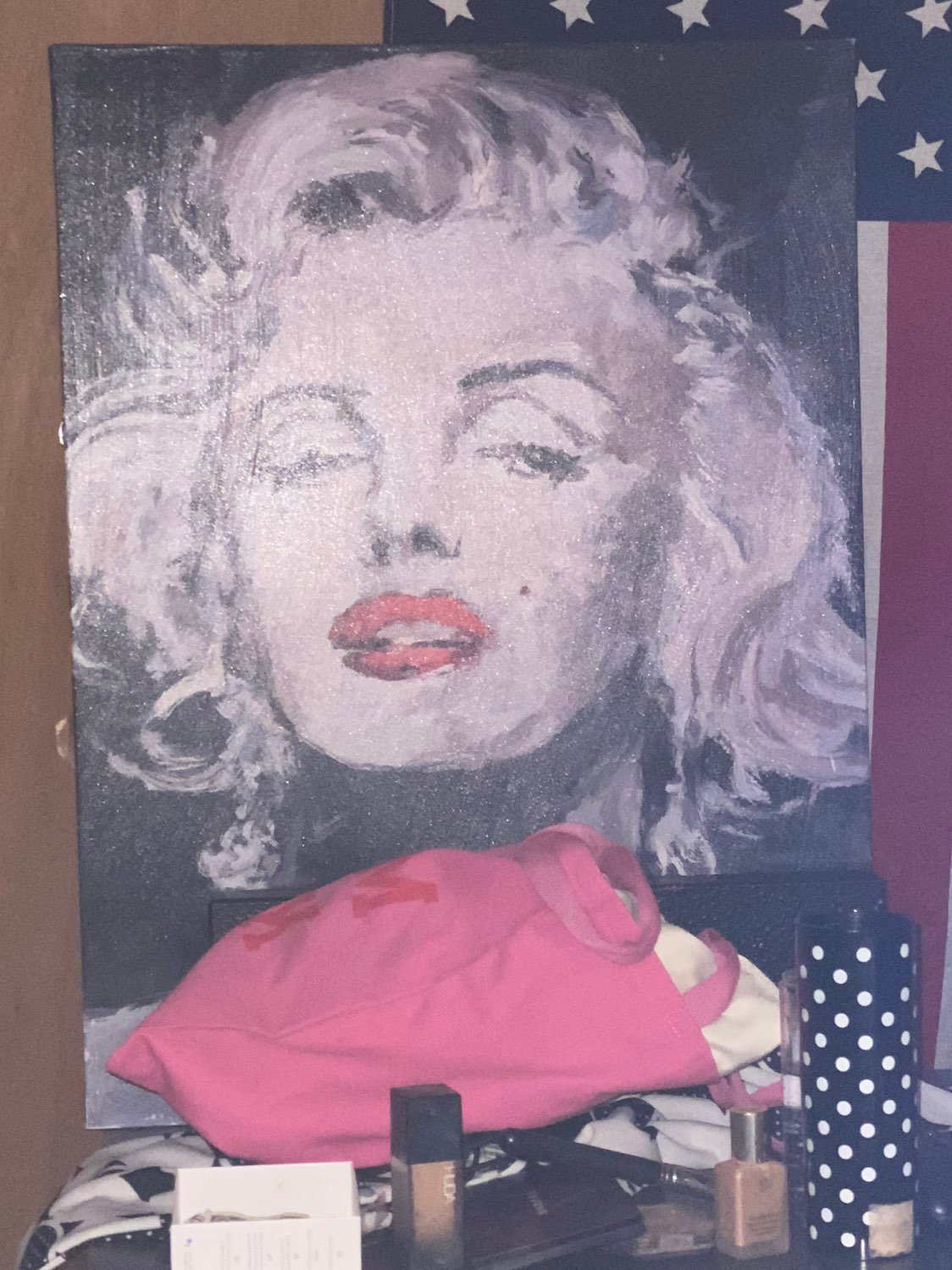 marilyn monroe Painting canvas one of a kind :) Very very unique and I have r