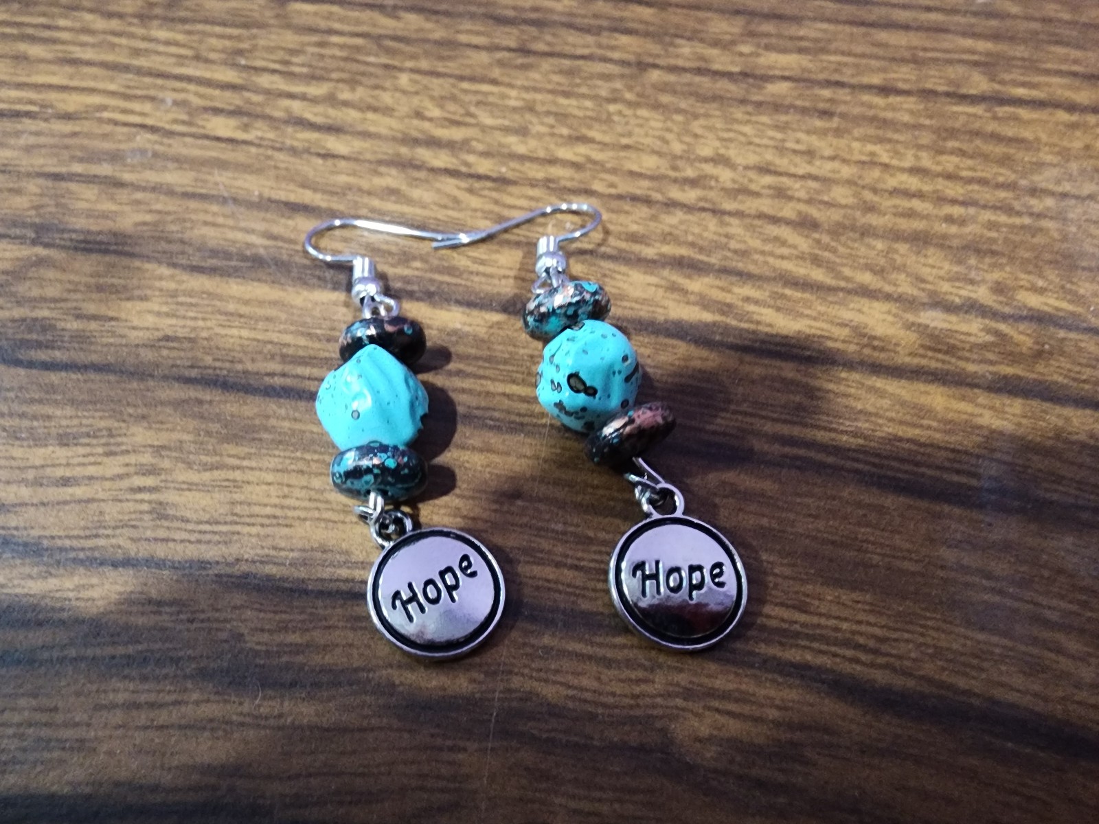 Handmade Hope Earrings
