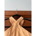 NWT Abercrombie & Fitch Women's Linen Blend Halter Top Sleeveless Orange Size XS