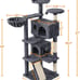 Cat Tree Cat Condo with Scratching Posts Multi-Level 57 inches