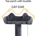 Cat Tree Cat Condo with Scratching Posts Multi-Level 57 inches