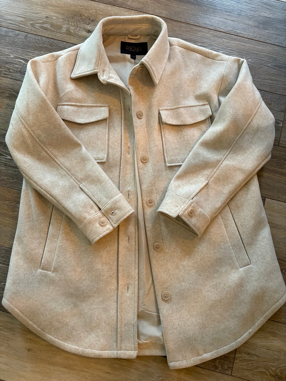 Rachel Roy Cream Coat