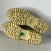 NAPOLEONI Italian Chunky Lug Sole Perforated Suede Chain Loafers Size 38